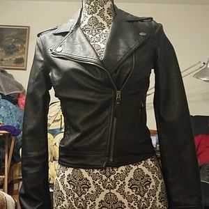 Stylish Faux Leather Jacket